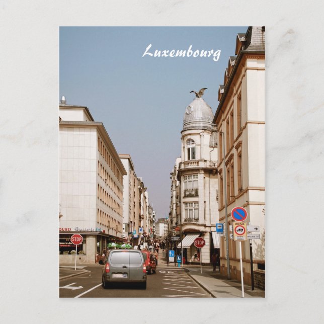 Luxemburg Vykort (Framsida)