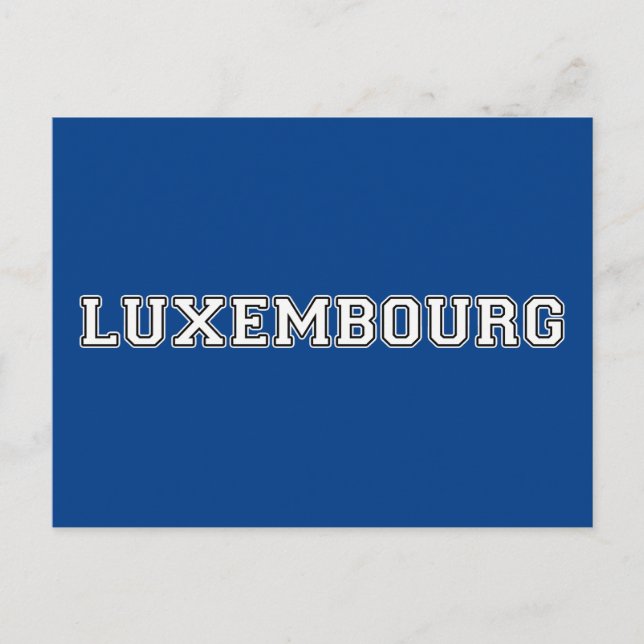 Luxemburg Vykort (Framsida)