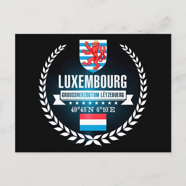 Luxemburg Vykort (Framsida)