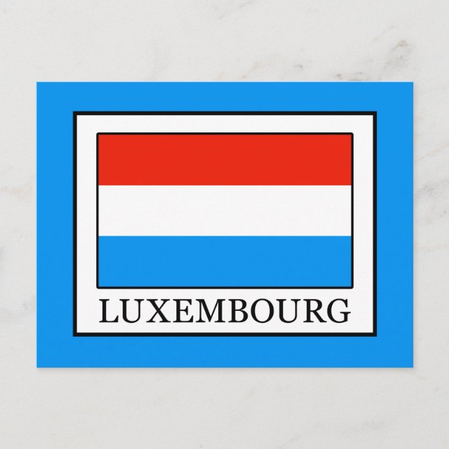 Luxemburg Vykort (Framsida)
