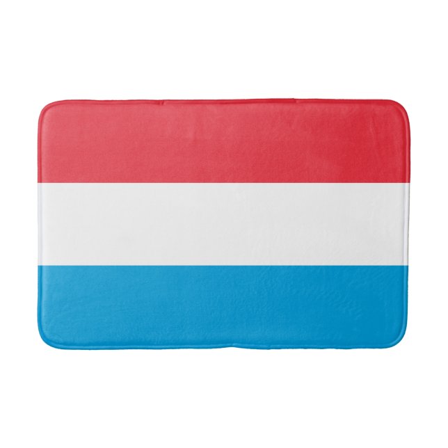 Luxemburgflagga Badrumsmatta (Framsidan)