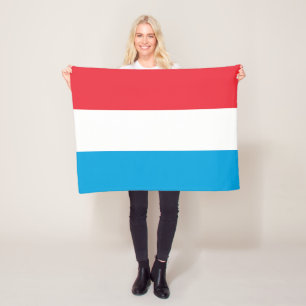 Luxemburgflagga Fleecefilt