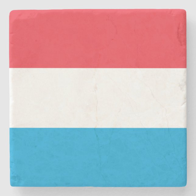 Luxemburgflagga Stenunderlägg (Framsidan)