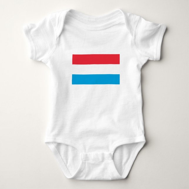 Luxemburgflagga T Shirt (Framsida)