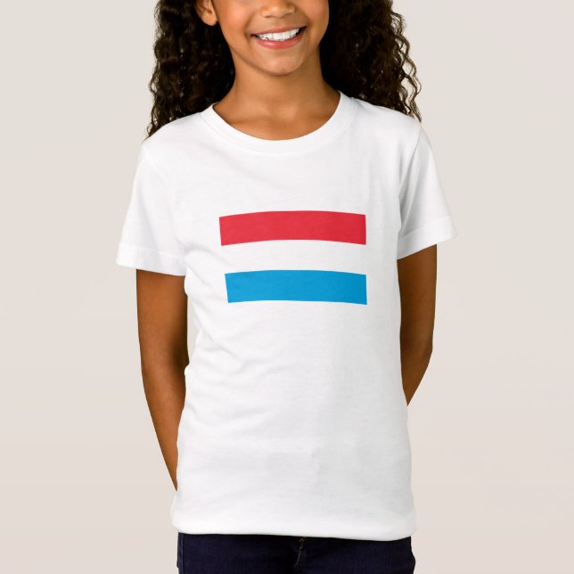 Luxemburgflagga T Shirt (Framsida)