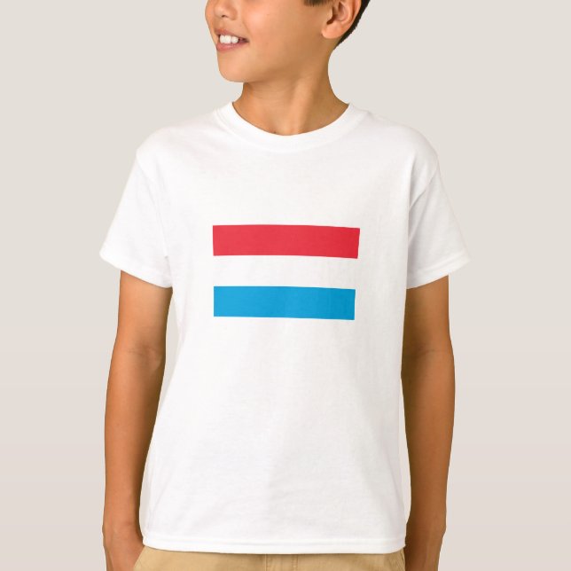 Luxemburgflagga T Shirt (Framsida)
