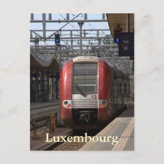 Luxemburgjärnvägen Station Vykort