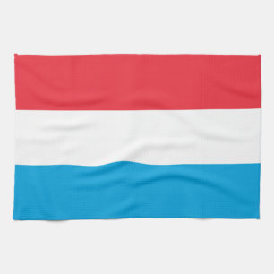 Luxemburgs flagga kökshandduk
