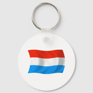 Luxemburgs flagga Nyckelring