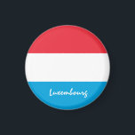 Luxemburgs flagga och luxemburgska resor/sport magnet<br><div class="desc">Fridge Magnets: Luxemburg - kärlek mitt land och Luxemburgs flagga,  helgdag-gåvor</div>
