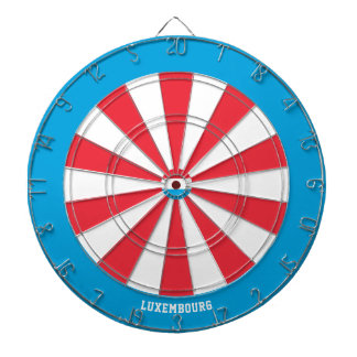 Luxemburgs Flagga Patriots Bullseye Darttavla