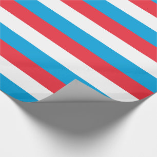 Luxemburgs flagga presentpapper