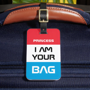 Luxemburgs Flagga, resa / Personlig Bag Bagagebricka