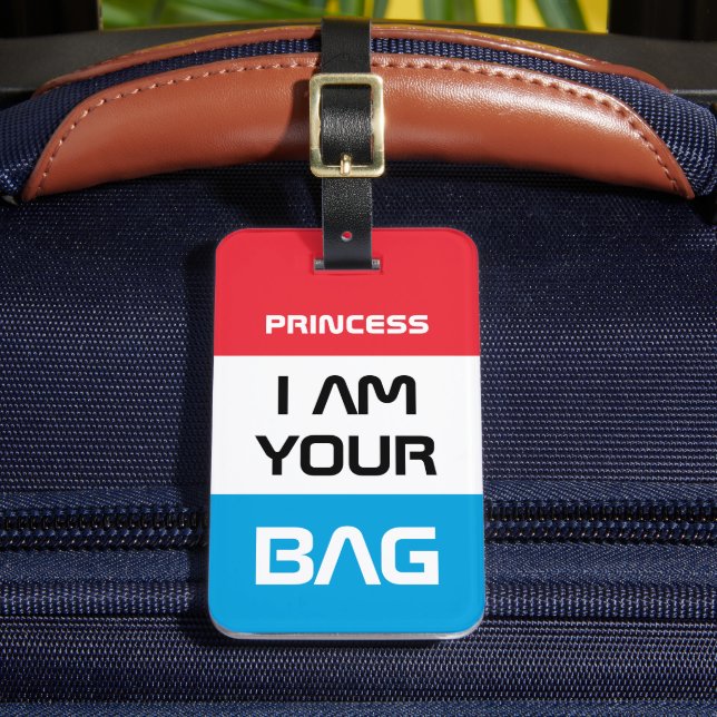 Luxemburgs Flagga, resa / Personlig Bag Bagagebricka (Framsida Insitu 2)