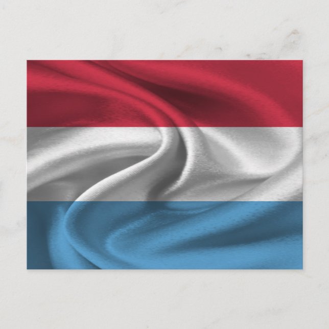Luxemburgs flagga vykort (Framsida)
