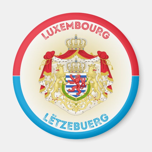 Luxemburgs kulturarvssymbol magnet (Framsidan)