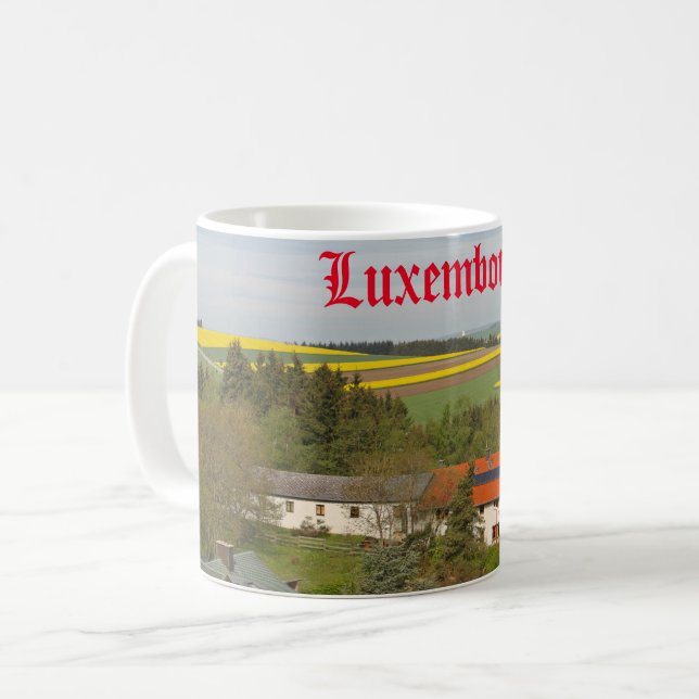 Luxemburgs landsbygd kaffemugg (Framsida vänster)
