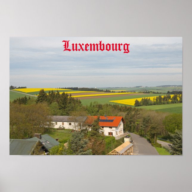 Luxemburgs landsbygd poster (Framsidan)