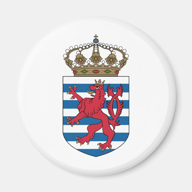 luxemburgsk emblem magnet (Framsidan)