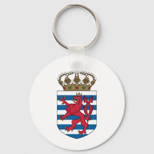 luxemburgsk emblem nyckelring
