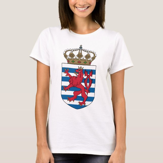 luxemburgsk emblem t shirt (Framsida)