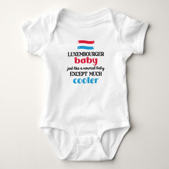 luxemburgska Baby, mycket kylarcute T Shirt (Framsida)