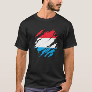 Luxemburgska Flagga Luxemburg 1 T Shirt
