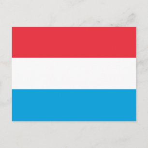 Luxemburgskt vykort för Flagga