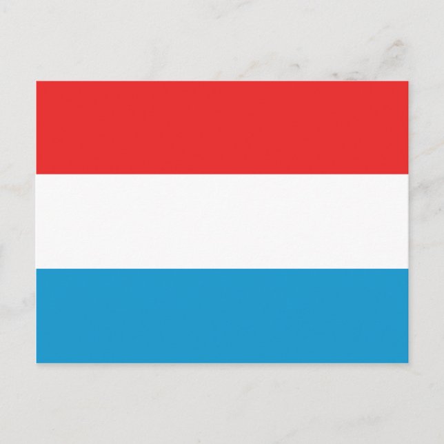 Luxemburgskt vykort för Flagga (Framsida)
