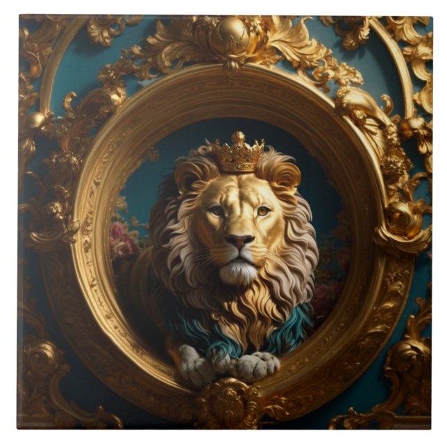 Luxery Baroque Ceramic Tile Kakelplatta (Framsidan)