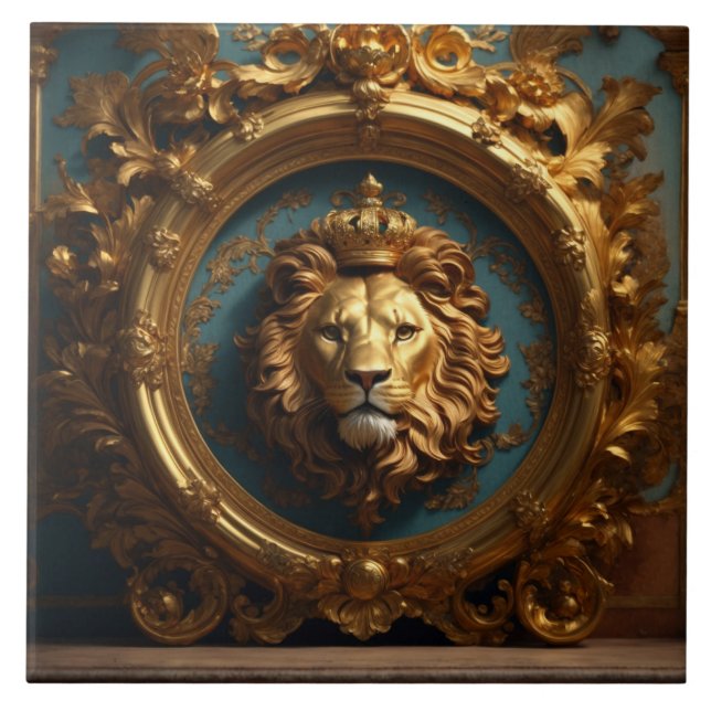 Luxery Baroque Ceramic Tile Kakelplatta (Framsidan)