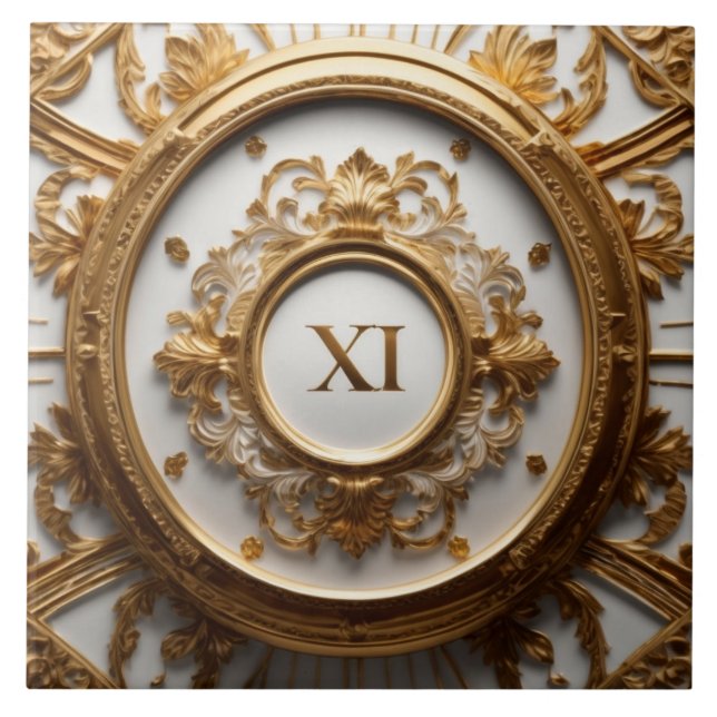 Luxery Baroque Ceramic Tile Kakelplatta (Framsidan)