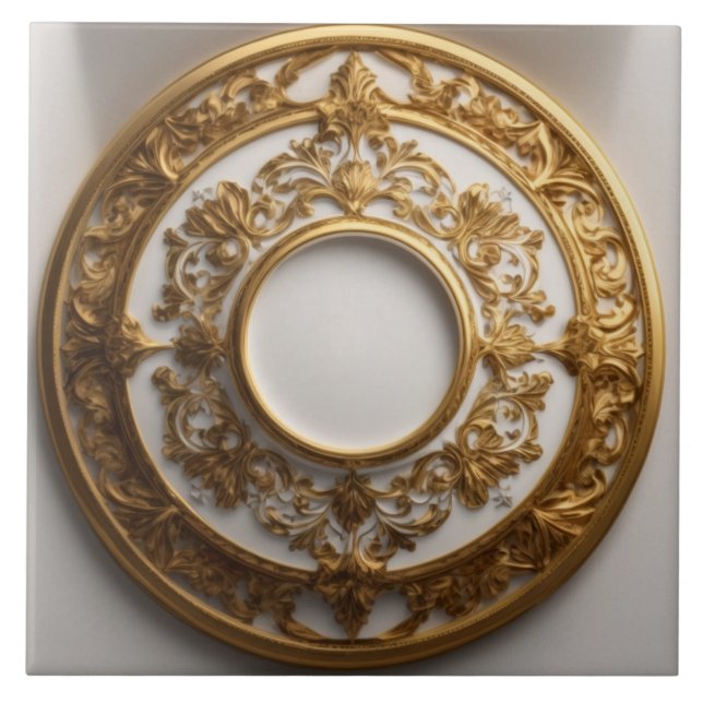 Luxery Baroque Ceramic Tile Kakelplatta (Framsidan)