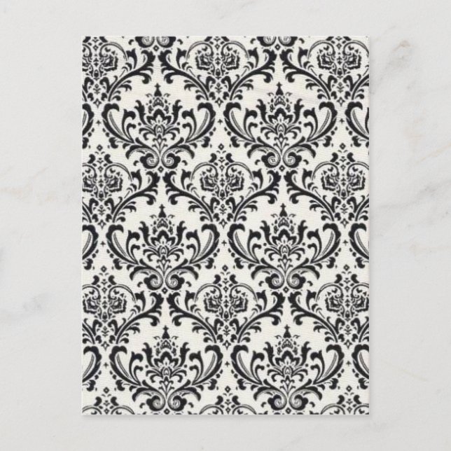 LUXERY BLACK OCH VITA 2 VYKORT (Framsida)