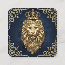 Luxi och sofistikering fyrkantigt visitkort