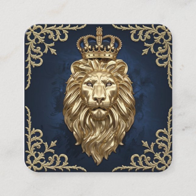 Luxi och sofistikering fyrkantigt visitkort (Framsida)