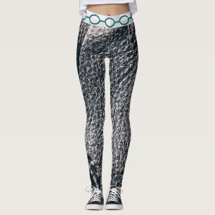 Luxkedjor, läderbalkar leggings