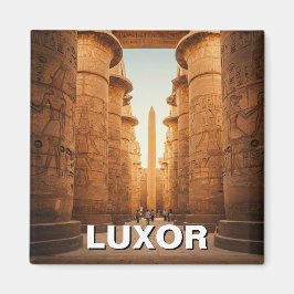 Luxor Egypten Karnak Temple Travel Magnet