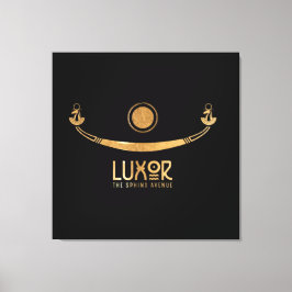 Luxor, Egyptenen Sphinx Avenue Khufus frakt Karnak Canvastryck