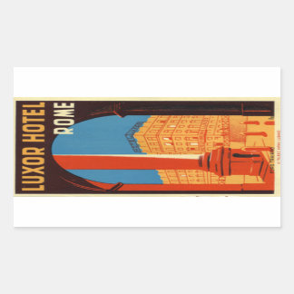 Luxor Hotel Rom Italien Rektangulärt Klistermärke