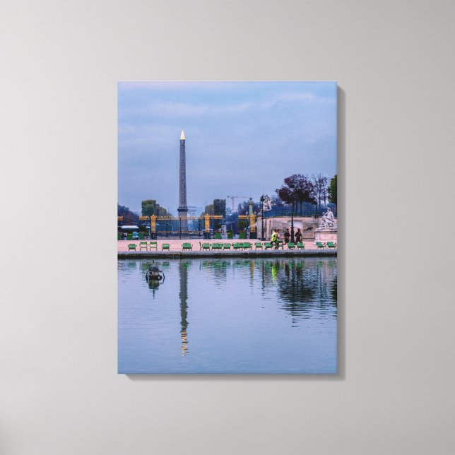 Luxor Obelisk Paris Väggkonst  Canvastryck (Framsida)