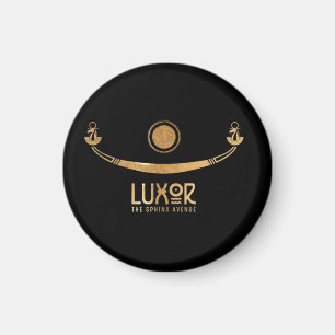 Luxor Sfinksgatan Khufus skepp Karnak Egypten Magnet