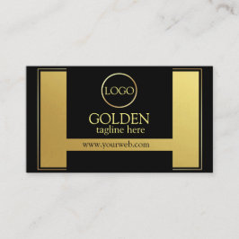 Luxsvart Guld Visitkort