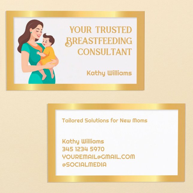 Luxuary Amtation Consultant Visitkort (Lactation Visiting Cards)