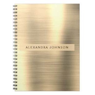 Luxur Gold Foil Professionell Girly Anteckningsbok