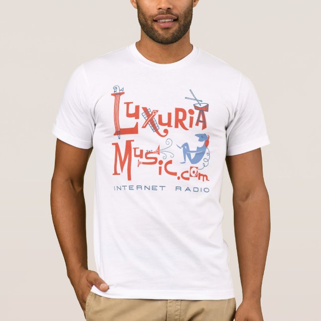 LuxuriaMusic T-Shirt - Bella Canvas (Framsida)