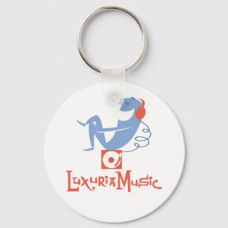 LuxuriaMusic White Keychain Nyckelring
