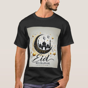 Luxuridisk halvmoské Eid Mubarak Manar T Shirt