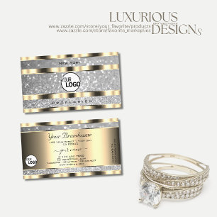 Luxuridisk Logotyp för Gnistran Silver Stars i Gl Visitkort