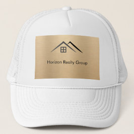 Luxuridisk metall Guld Real Gods Keps